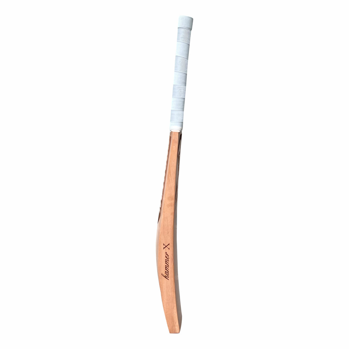 Spartan Hammer X Engraved Kashmir Willow Cricket Bat Full Size | Lightweight Hard Tennis & Leather Ball Bat | Thick Edges | Free Spartan Cap & Bat Cover