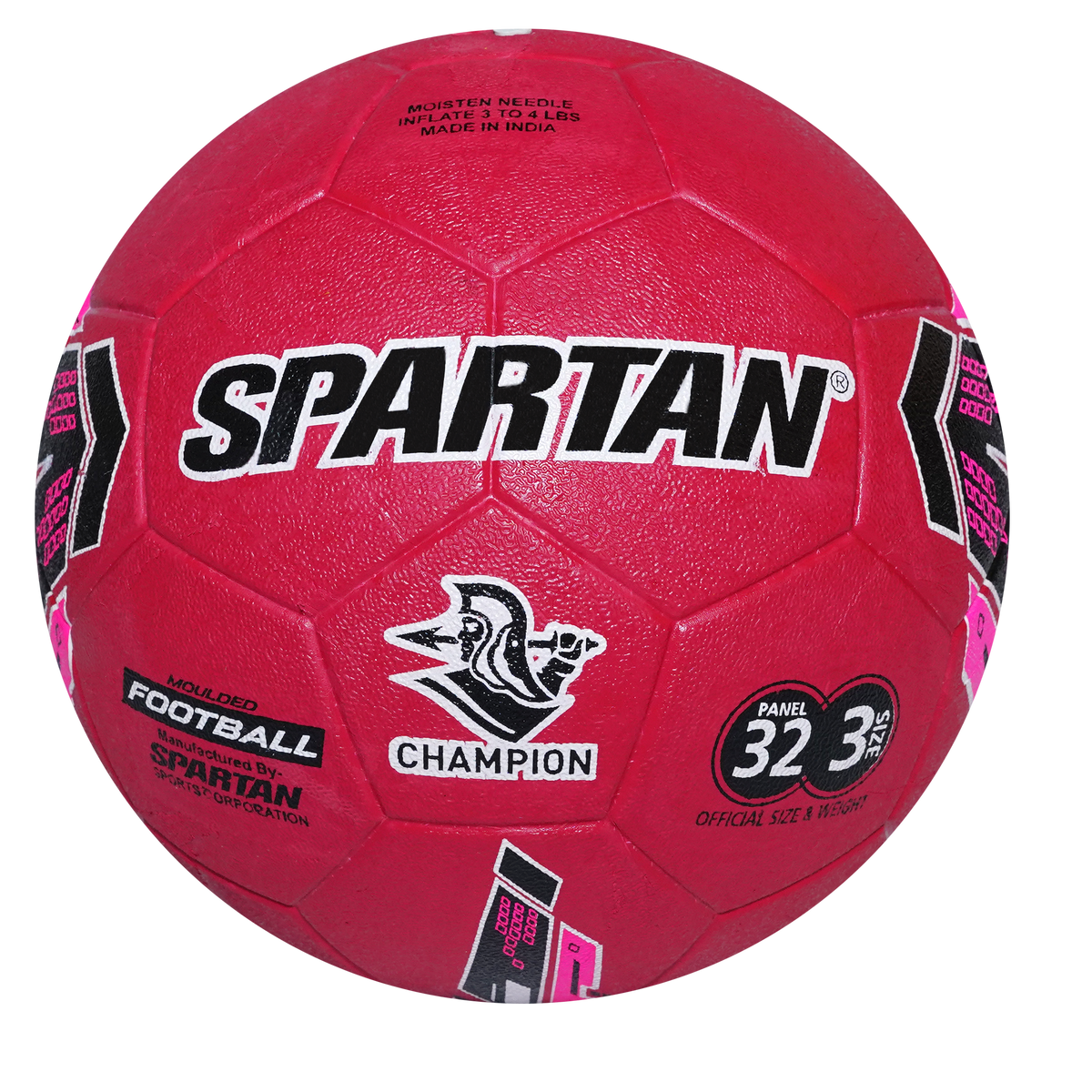 SPARTAN CHAMPION RUBBER MOULDED MULTI COLOUR FOOTBALL MACHINE Spartan Sports