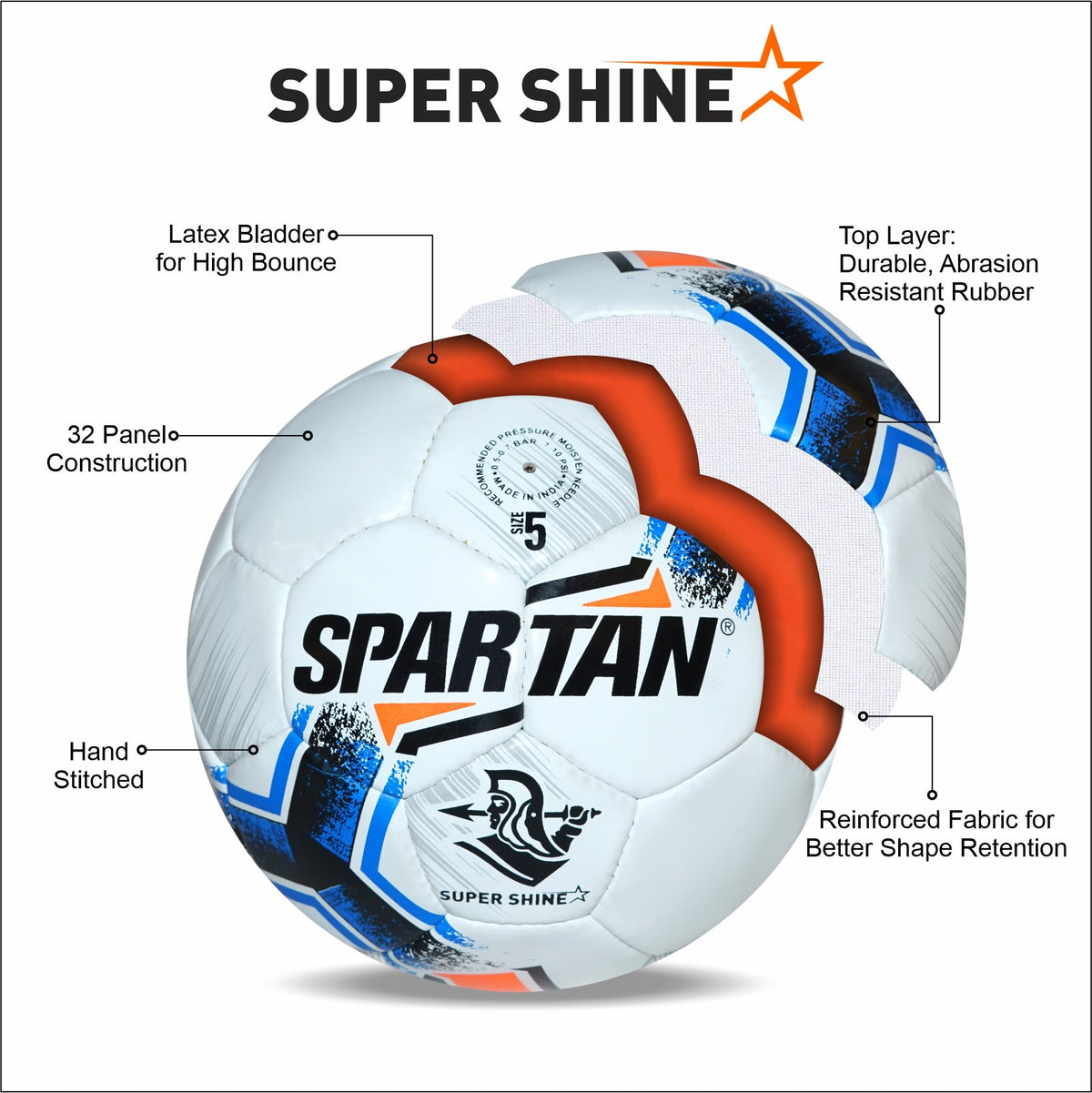 SPARTAN FOOTBALL SUPER SHINE Spartan Sports