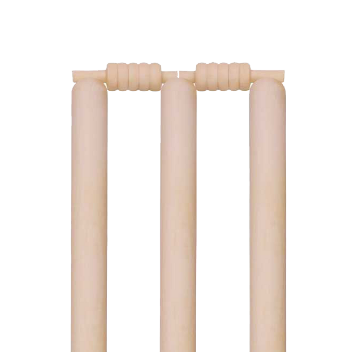 WOODEN STUMPS NATURAL With Bails Set of 6Pcs